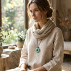 Firouzeh — Spiritual Luxury Torus Pendant