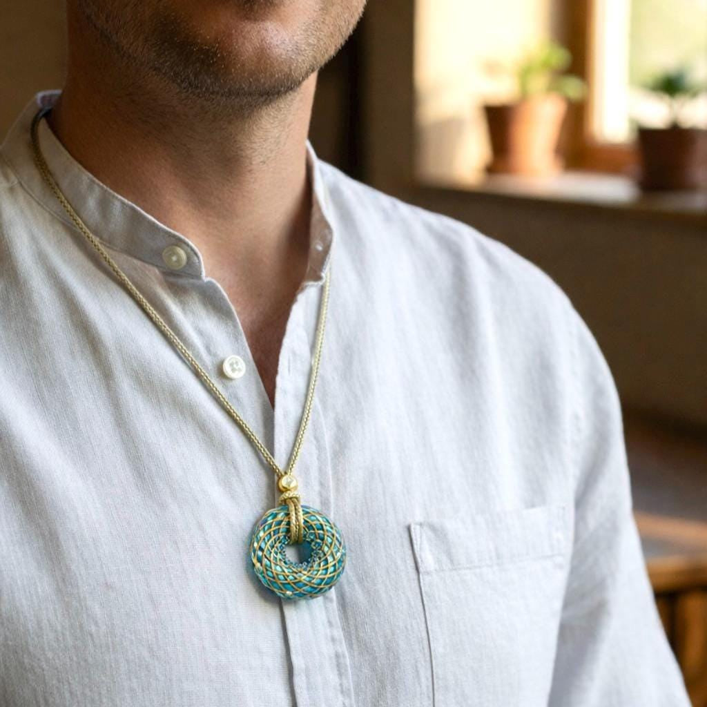 Gaia — Spiritual Luxury Torus Pendant
