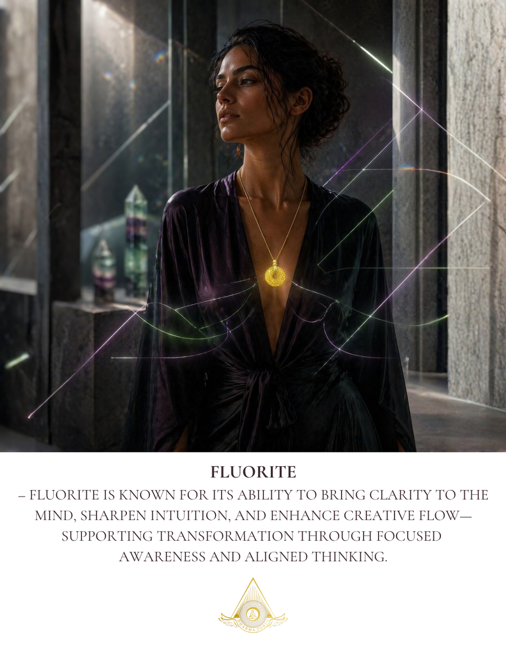 Cosmic Aurora — Spiritual Luxury Torus Pendant