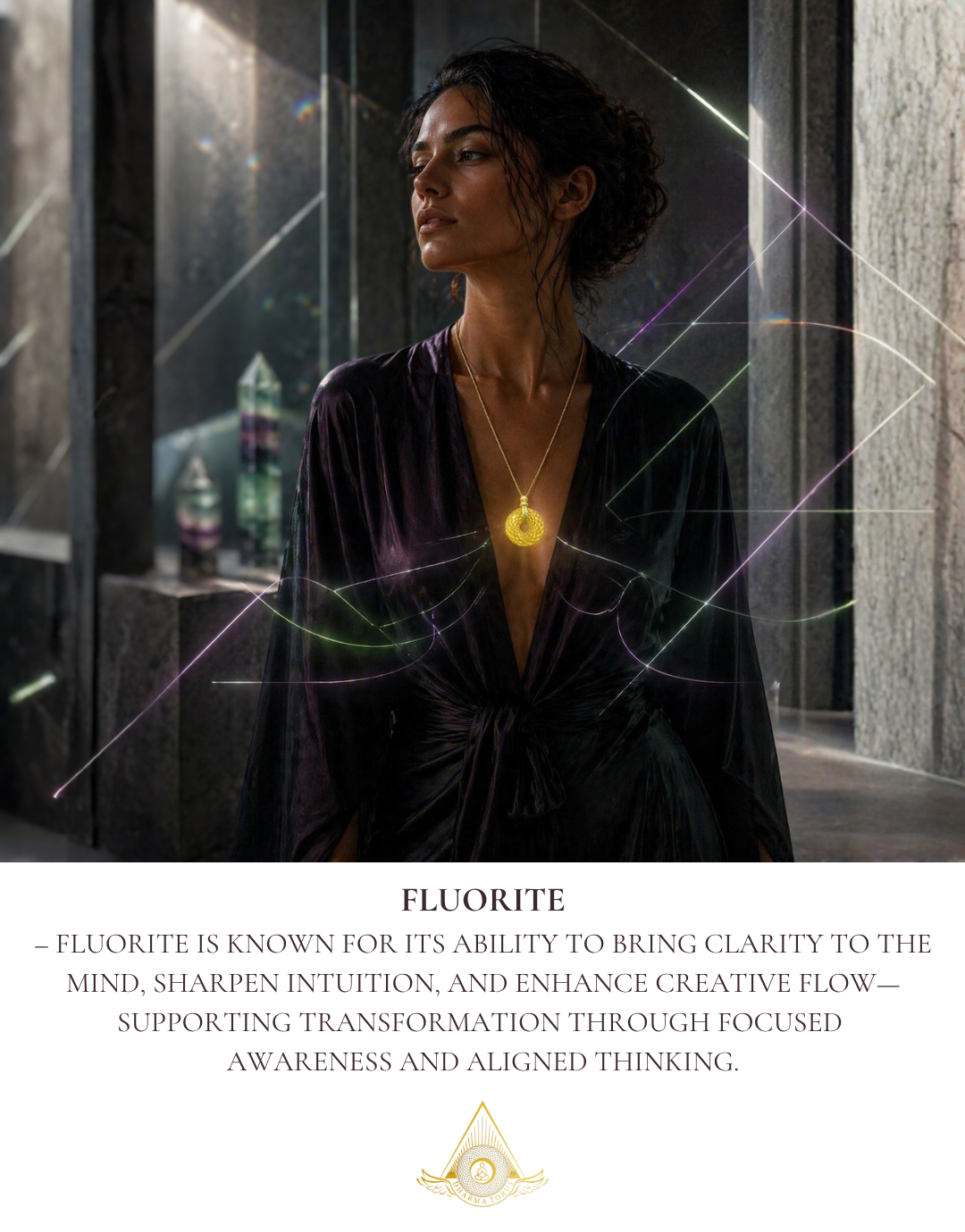 Cosmic Aurora — Spiritual Luxury Torus Pendant