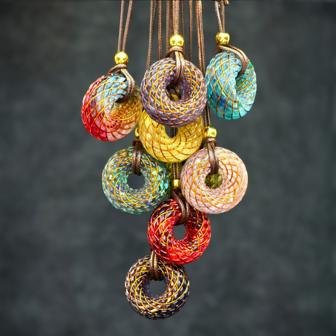 Seven Chakra Torus — Limited Edition Sacred Geometry Pendant
