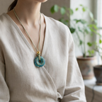 Gaia — Spiritual Luxury Torus Pendant