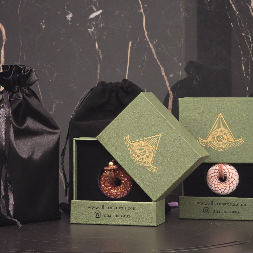 Seven Chakra Torus — Limited Edition Sacred Geometry Pendant