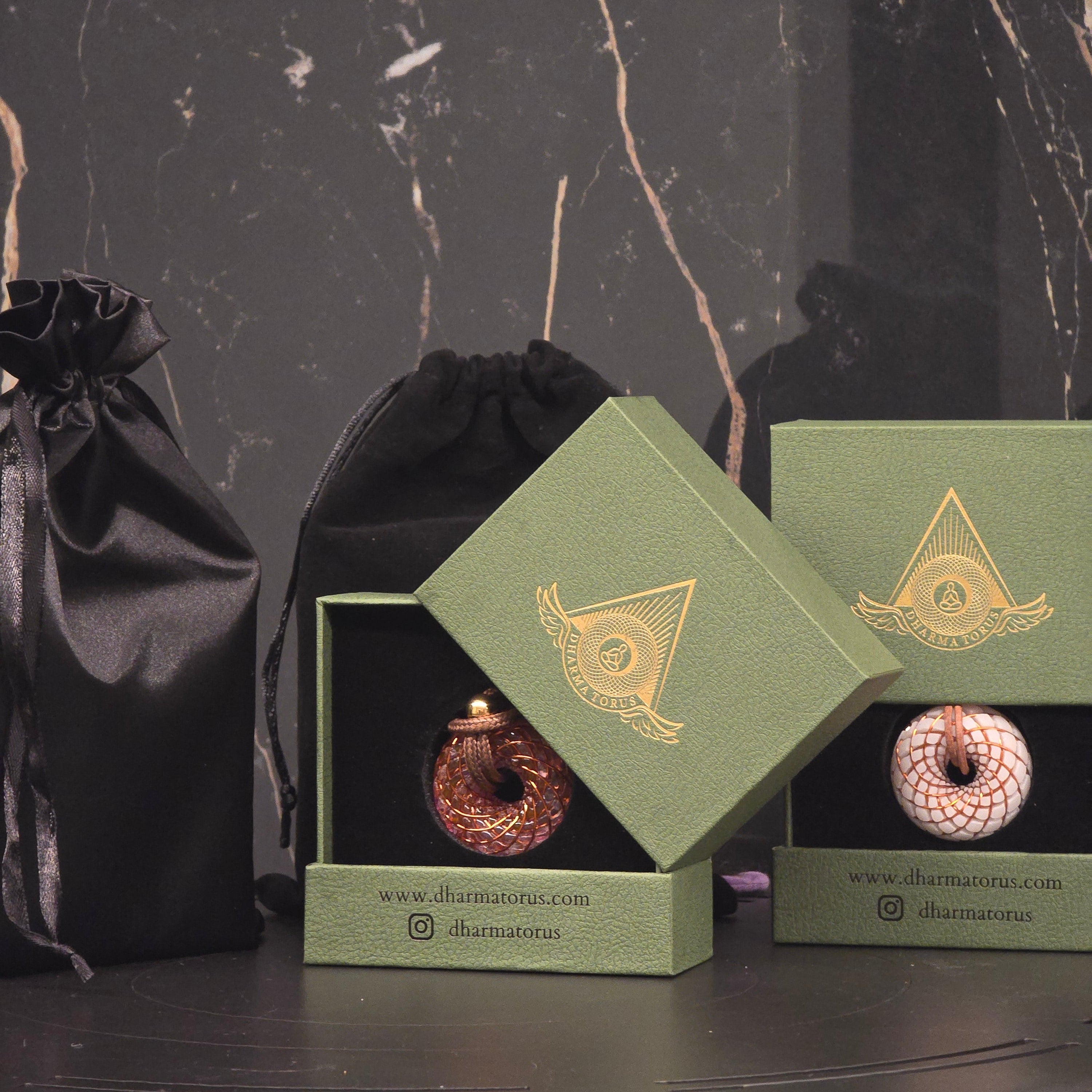 Seven Chakra Torus — Limited Edition Sacred Geometry Pendant