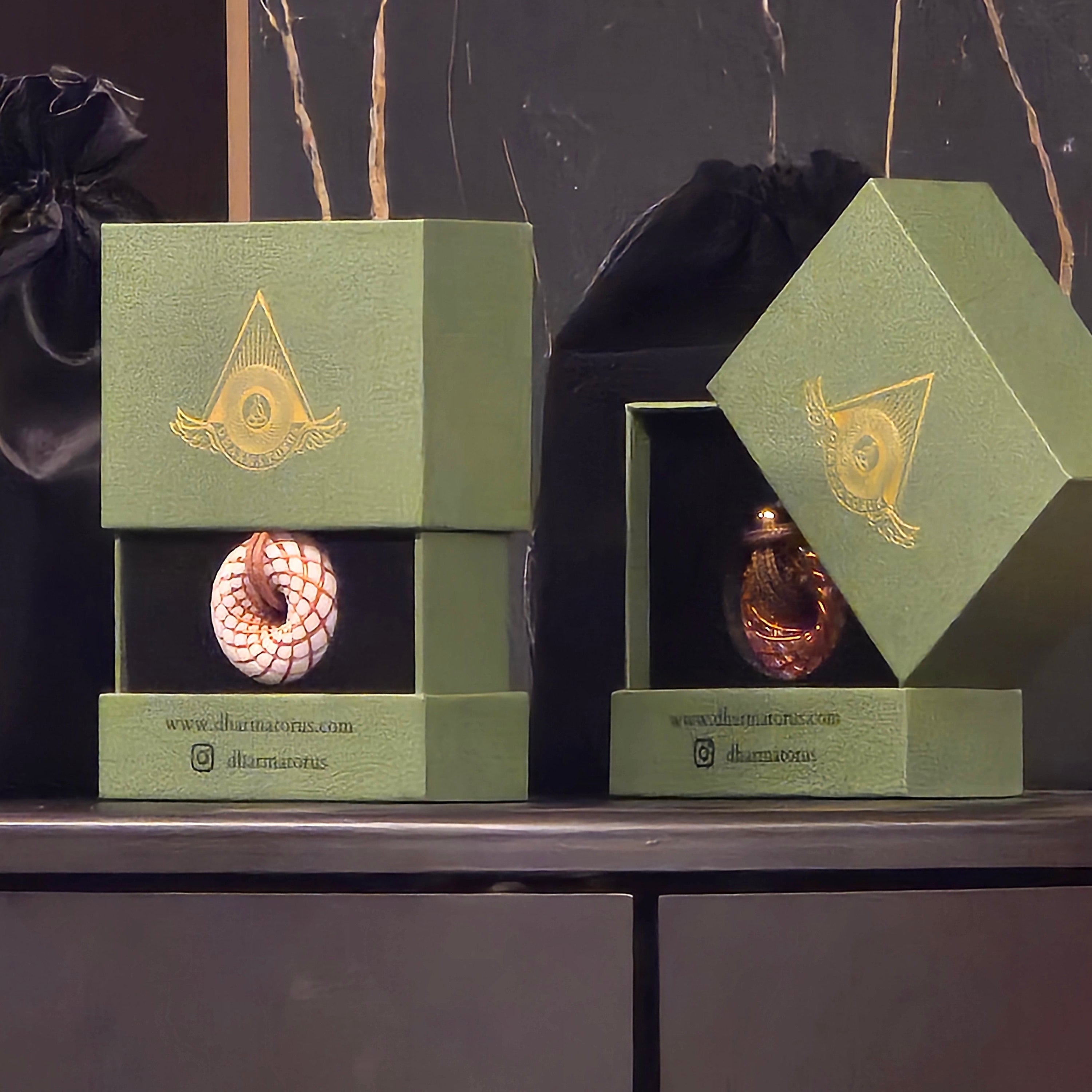 Firouzeh — Spiritual Luxury Torus Pendant