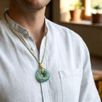 Firouzeh — Spiritual Luxury Torus Pendant