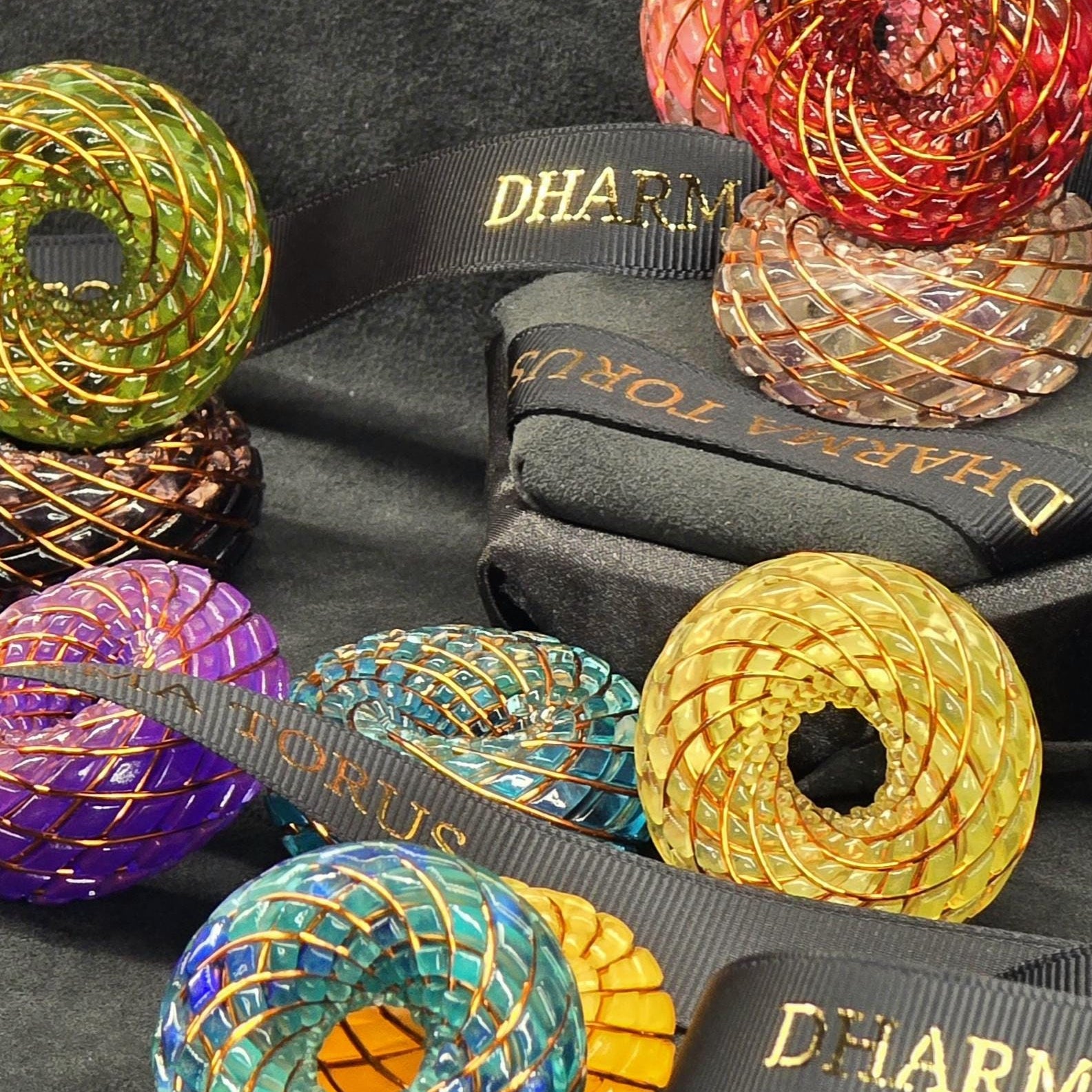 Firouzeh — Spiritual Luxury Torus Pendant