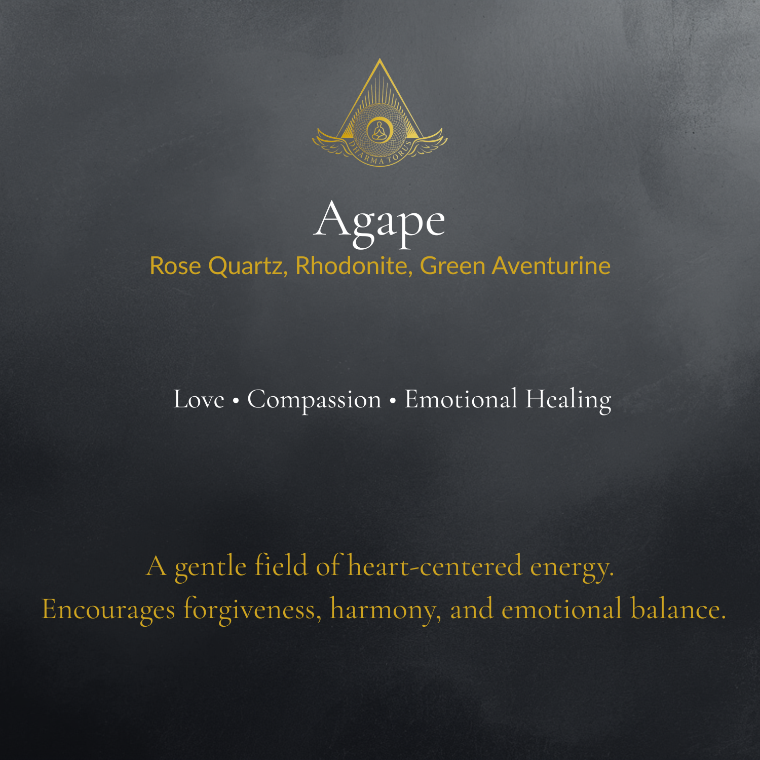 Agape — Spiritual Luxury Torus Pendant
