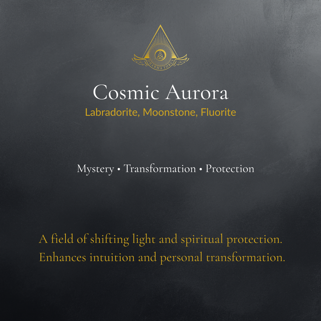 Cosmic Aurora — Spiritual Luxury Torus Pendant