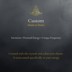 Custom Dharma Torus — Commissioned Spiritual Luxury Pendant