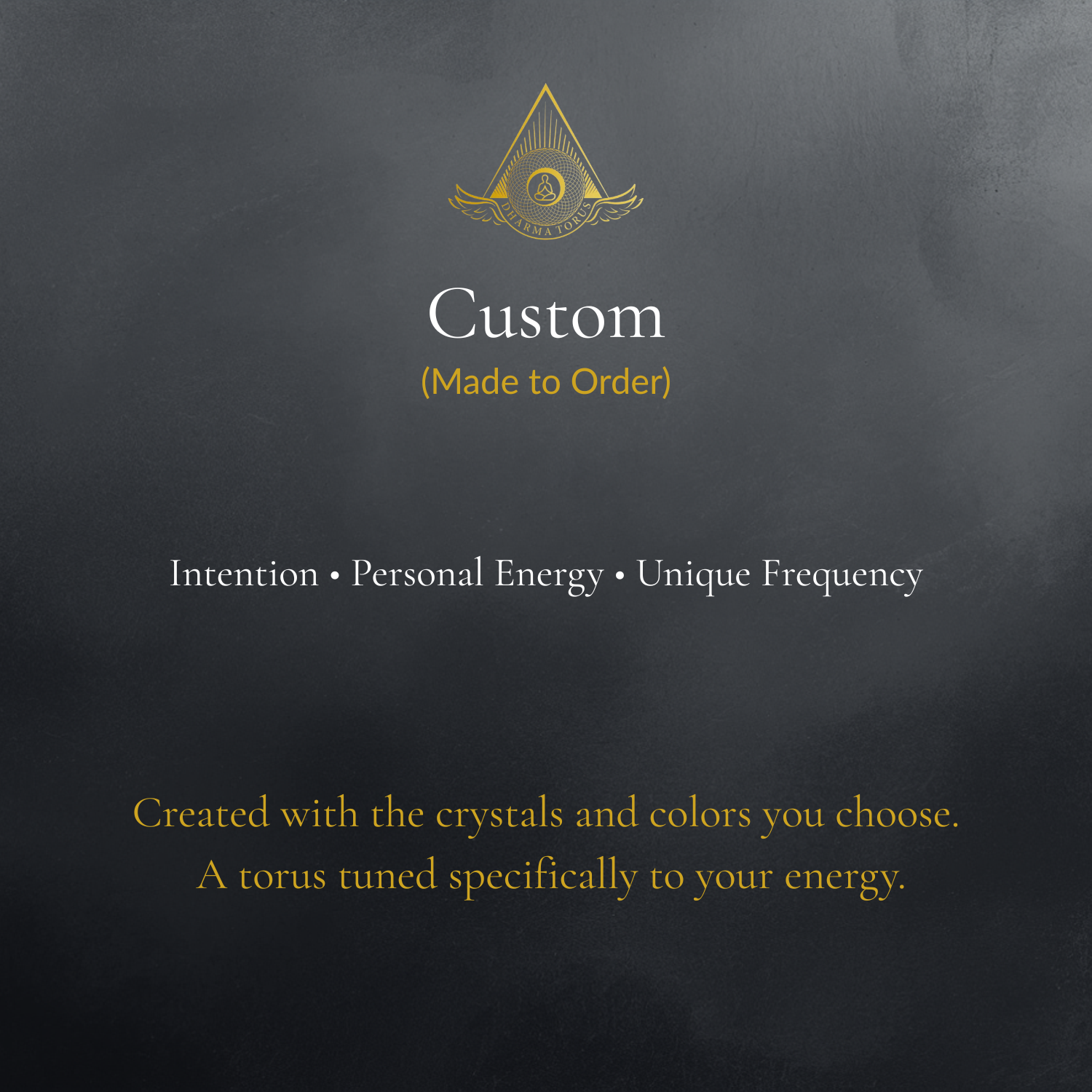 Custom Dharma Torus — Commissioned Spiritual Luxury Pendant