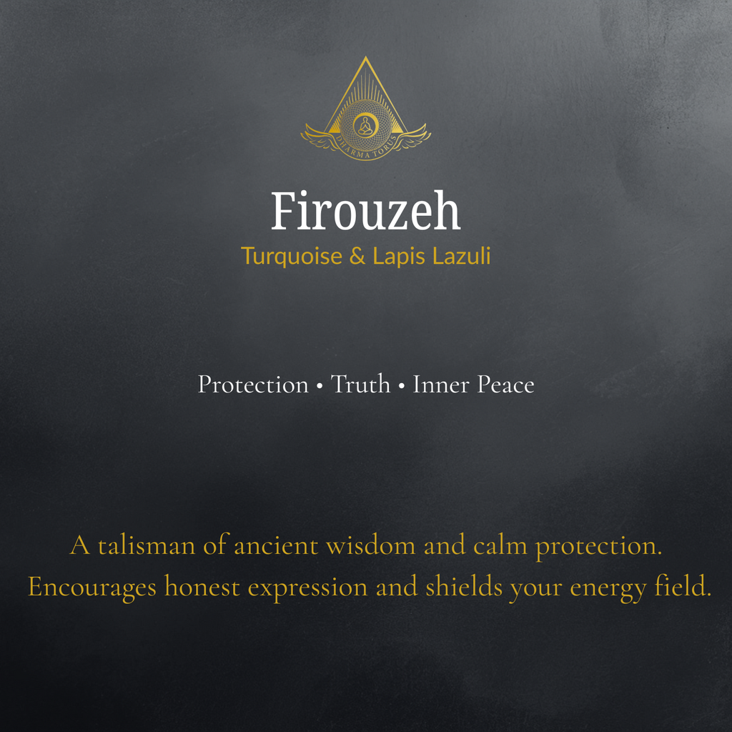 Firouzeh — Spiritual Luxury Torus Pendant