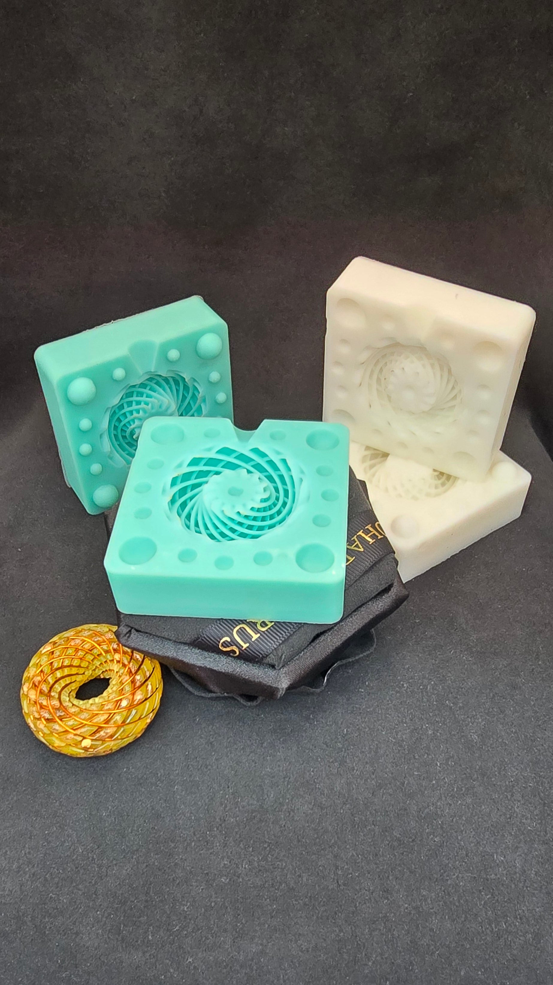 Dharma Torus Mold – Silicone & Platinum Silicone Sacred Geometry Pendant Mold