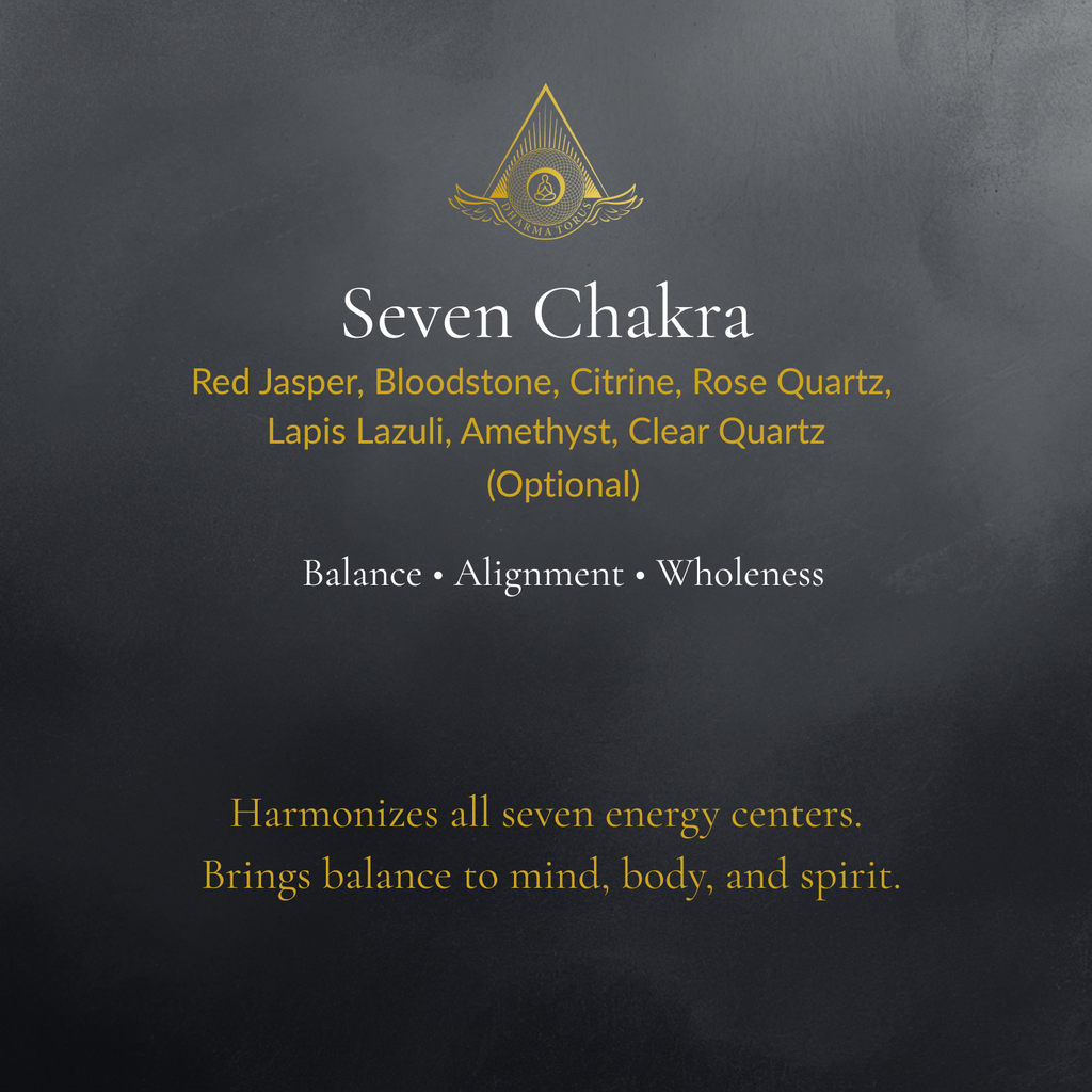 Seven Chakra Torus — Limited Edition Sacred Geometry Pendant