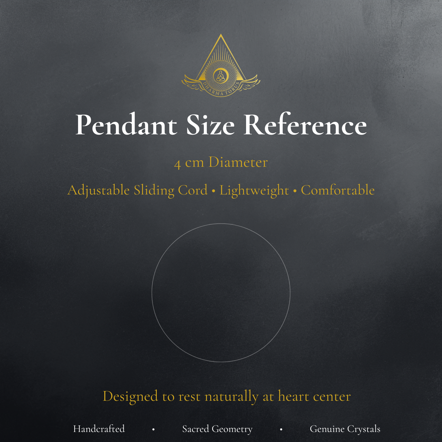 Aether — Spiritual Luxury Torus Pendant