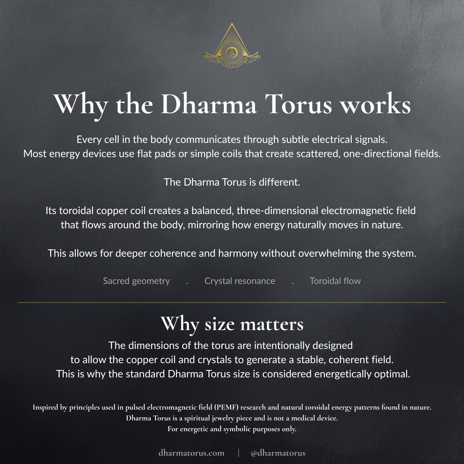 Aether — Spiritual Luxury Torus Pendant