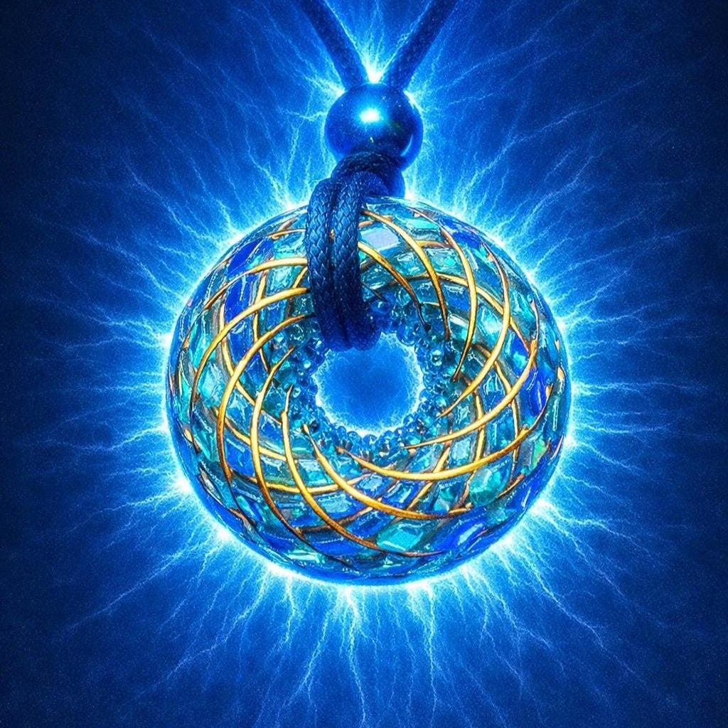 Firouzeh — Spiritual Luxury Torus Pendant