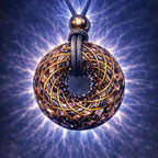 Custom Dharma Torus — Commissioned Spiritual Luxury Pendant