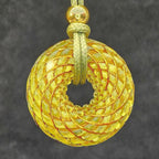 Cosmic Aurora — Spiritual Luxury Torus Pendant