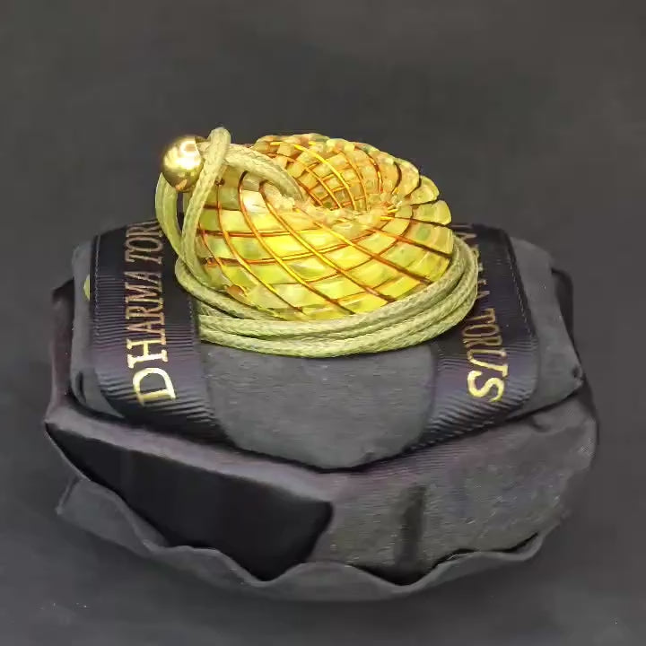 Cosmic Aurora — Spiritual Luxury Torus Pendant