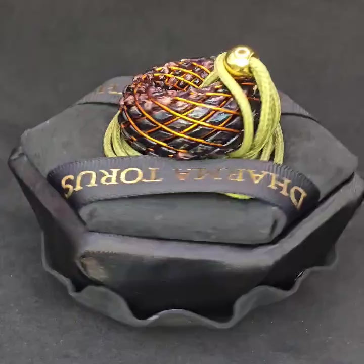 Custom Dharma Torus — Commissioned Spiritual Luxury Pendant