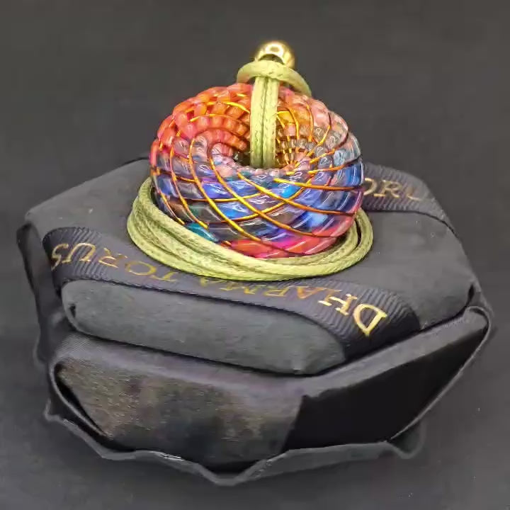 Seven Chakra Torus — Sacred Geometry Pendant